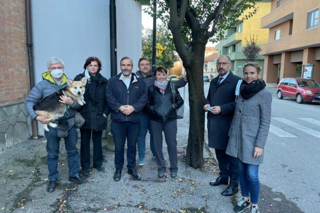 Asti, sopralluogo del Comune in via Graziani