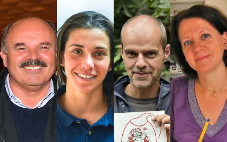 Il premio Testa d’Aj 2021 a Oscar Farinetti, Alice Sotero, Elena Pianta e Sergio Ponchione