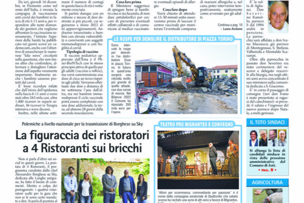 Prima pagina – 17 dicembre 2021