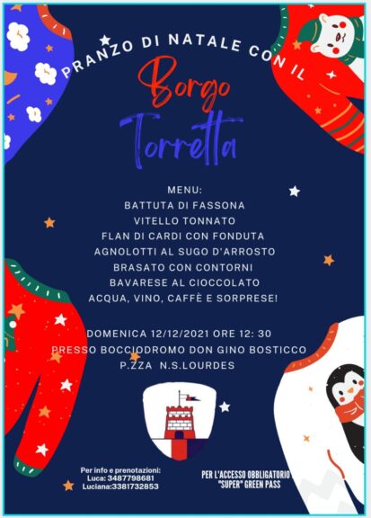 Pranzo di Natale del Borgo Torretta