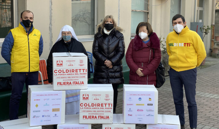 Al via l’operazione di solidarietà di Coldiretti Asti: in arrivo 2500 chili di cibo Made in Italy per le famiglie bisognose