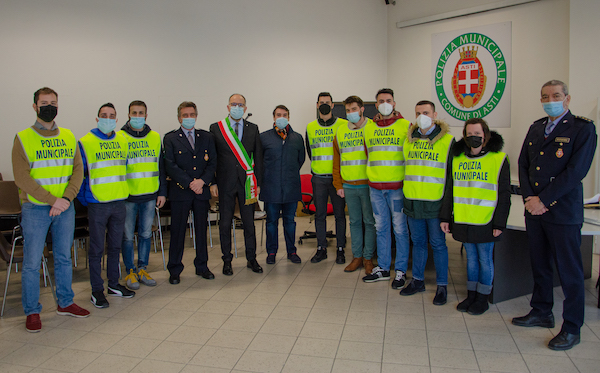 Otto nuovi agenti in forza alla Municipale di Asti