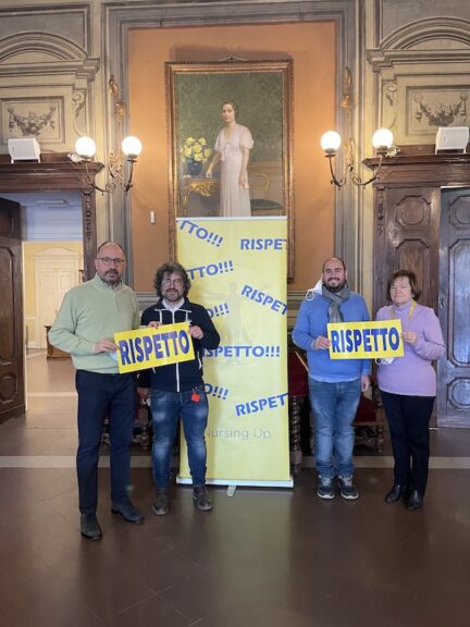 Rappresentanti Nursing Up ricevuti in Municipio ad Asti