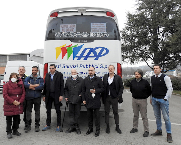 Si è concluso il viaggio del bus di Asp che ha portato in Italia trenta donne e bambini ucraini