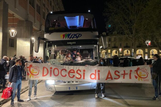 Giovani astigiani in pellegrinaggio a  Roma: il diario della prima giornata