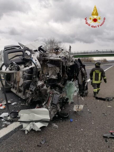 Incidente mortale sull’autostrada Torino-Piacenza