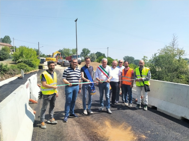 ￼Riapre il ponte S.P. 68 in località Perosini