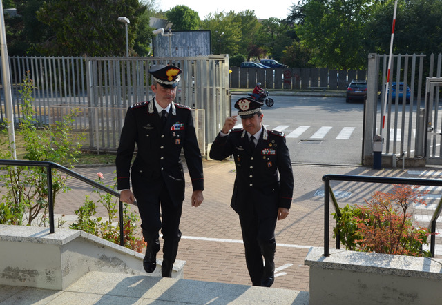 Asti, visita ufficiale del nuovo comandante carabinieri della Legione Piemonte e Valle d’Aosta