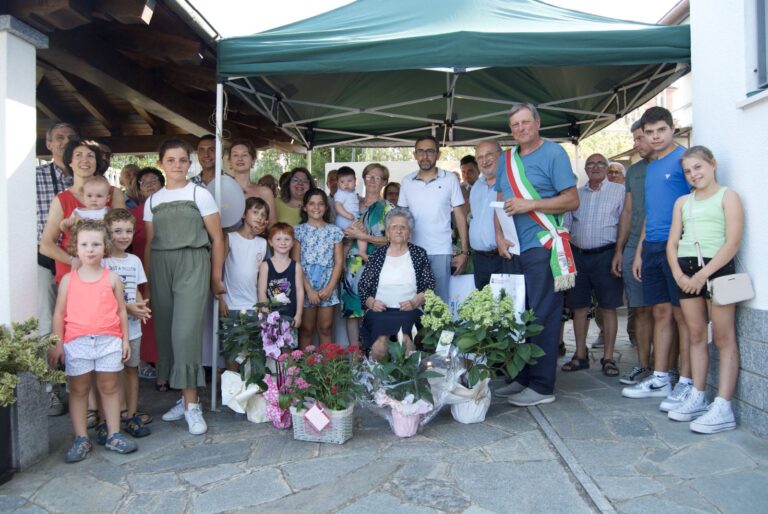 Bubbio festeggia la sua centenaria