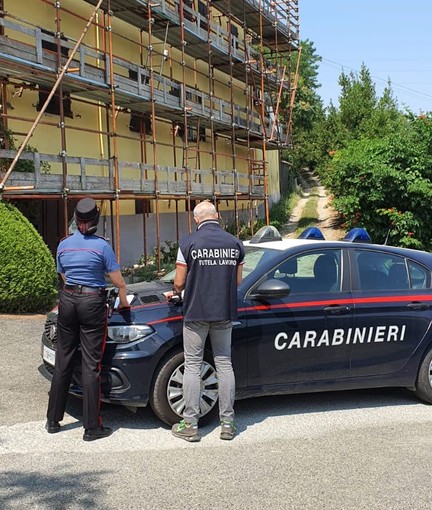 Sicurezza sul lavoro: controlli a tappeto dei carabinieri nei cantieri