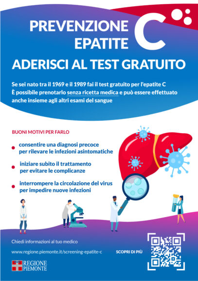Piemonte: screening per le infezioni da Epatite C