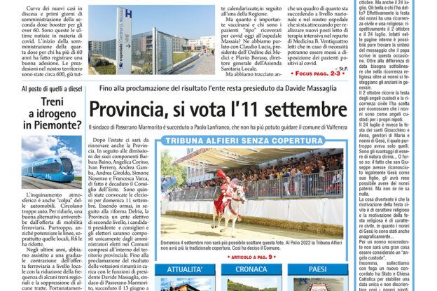 Prima pagina – 22 luglio 2022