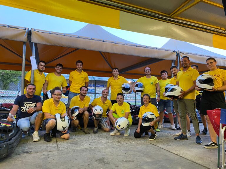 Alex Valle, Davide Lazzarone e Alberto Finotto sul podio del Gran Prix di Go Kart