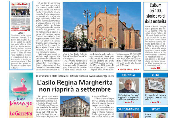 Prima pagina – 5 agosto 2022