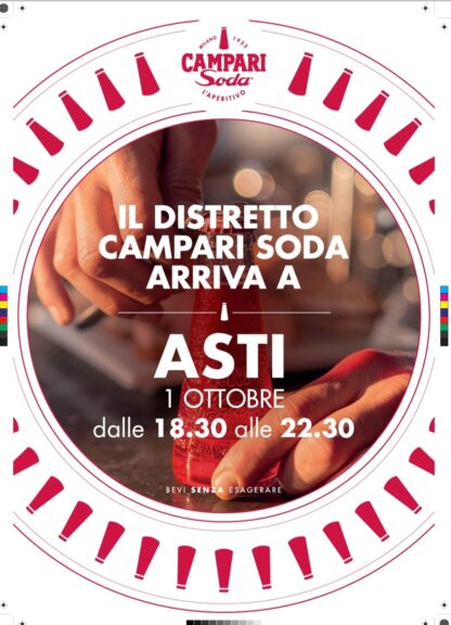 Asti: riparte il tour italiano dei distretti Campari Soda 
