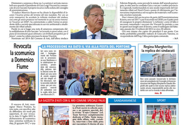Prima pagina – 2 settembre 2022