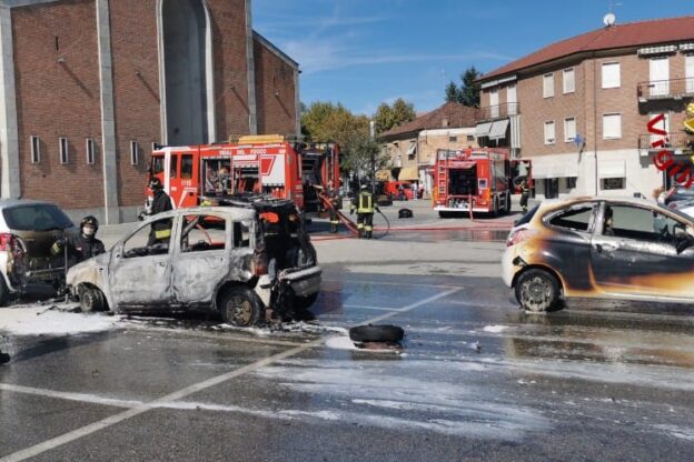 Castagnole delle Lanze, incendio distrugge un’auto a gpl