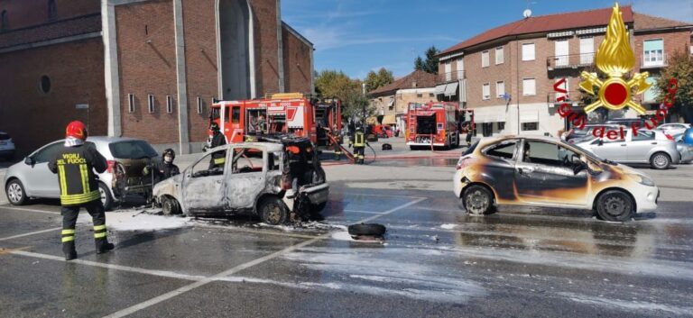 Castagnole delle Lanze, incendio distrugge un’auto a gpl