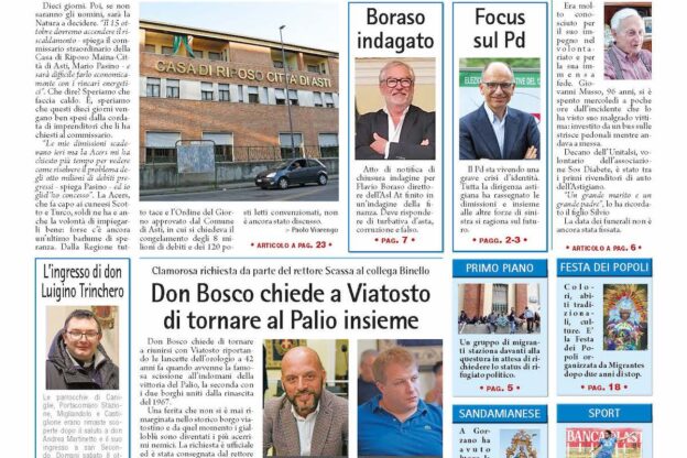Prima pagina – 7 ottobre 2022