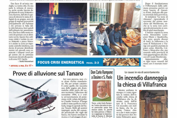 Prima pagina – 14 ottobre 2022