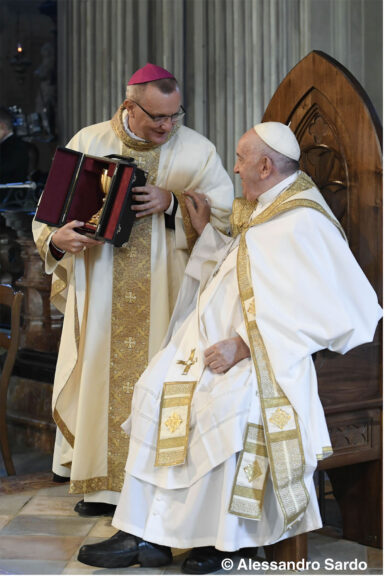 Il messaggio del vescovo Marco a Papa Francesco: “Ci piace pensare che Asti, la terra delle sue radici familiari, possa essere l’inizio del mondo”