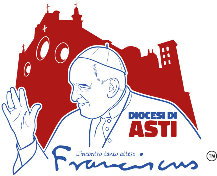 Il Papa in visita ad Asti: è nato un il logo “L’incontro tanto atteso”
