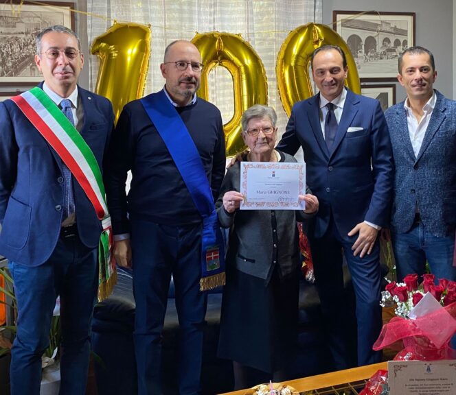 Compie cento anni Maria, nonna dell’assessore Marco Gabusi