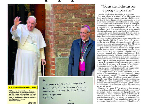 Prima pagina (speciale Papa Francesco) – 22 novembre 2022