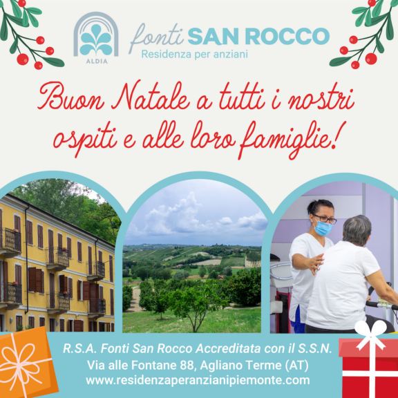 Gli auguri di Natale della Rsa “Fonti San Rocco”