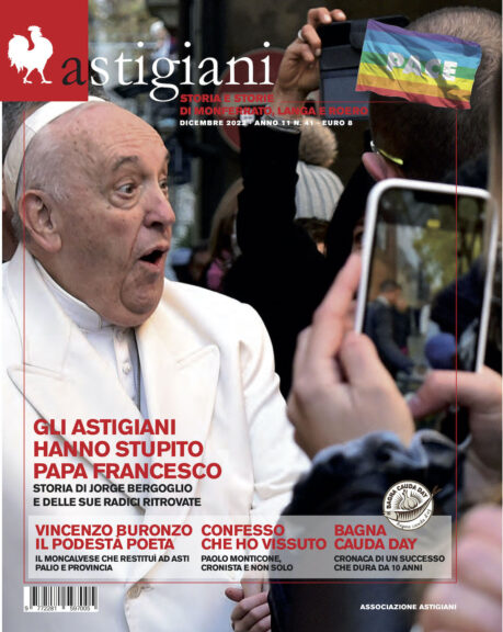 Lo stupore di papa Francesco immortalato da Astigiani