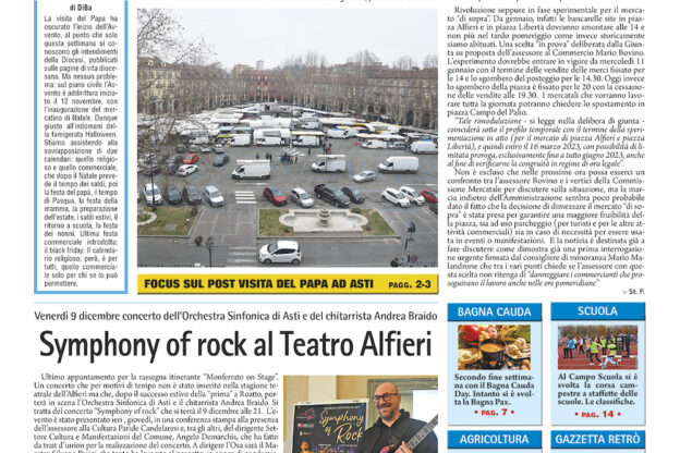 Prima pagina – 2 dicembre 2022