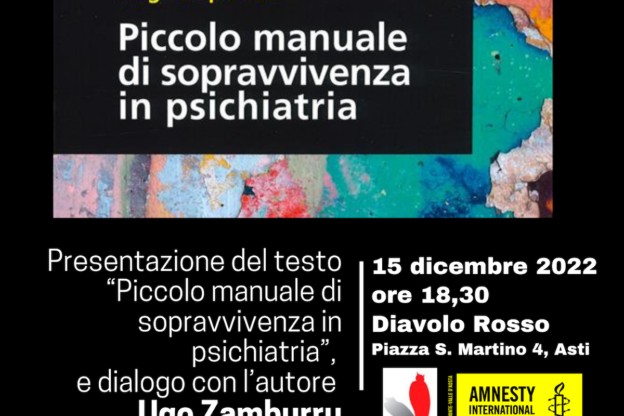 Al Diavolo Rosso il “Piccolo manuale di sopravvivenza in psichiatria”