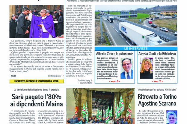 Prima pagina – 24 febbraio 2023