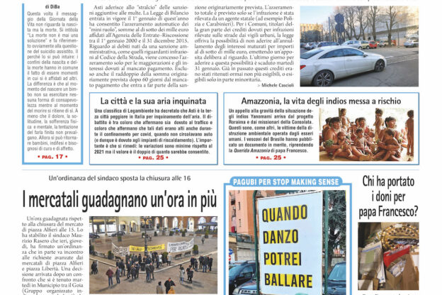 Prima pagina – 3 febbraio 2023
