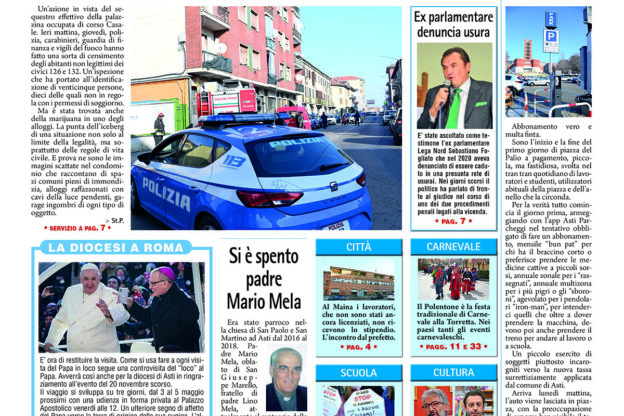 Prima pagina – 17 febbraio 2023