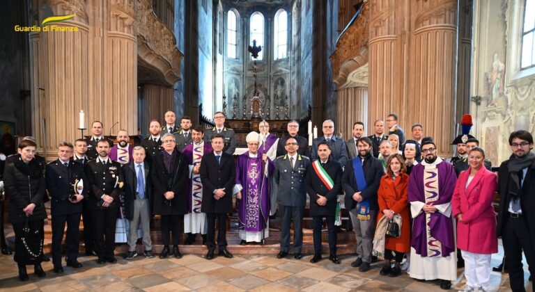 Oggi in Cattedrale si è celebrato il Precetto Pasquale interforze