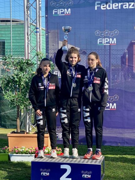 Gli atleti dello Junior Pentathlon Asti ai Trofei Nazionali Open Under 19 e Under 15 di Modena