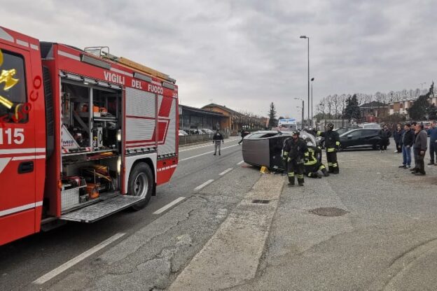 Incidente sulla strada per Moncalvo