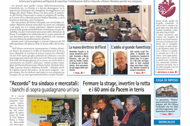 Prima pagina – 17 marzo 2023