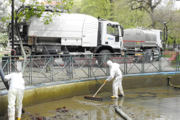 Asp ha riattivato la fontana del Parco della Resistenza per fornire acqua al laghetto