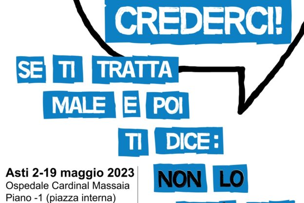 “Non crederci!”: SOS donna smaschera le bugie degli uomini maltrattanti con una mostra al Cardinal Massaia