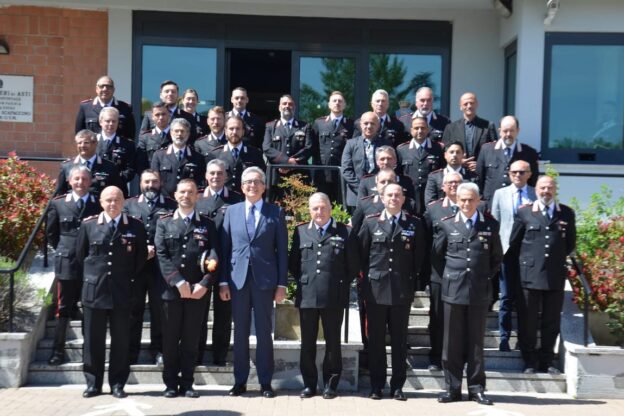 Il procuratore capo di Asti in visita al comando provinciale dei carabinieri