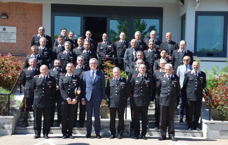 Il procuratore capo di Asti in visita al comando provinciale dei carabinieri