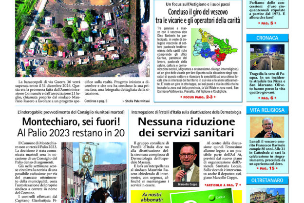 Prima pagina – 14 aprile 2023