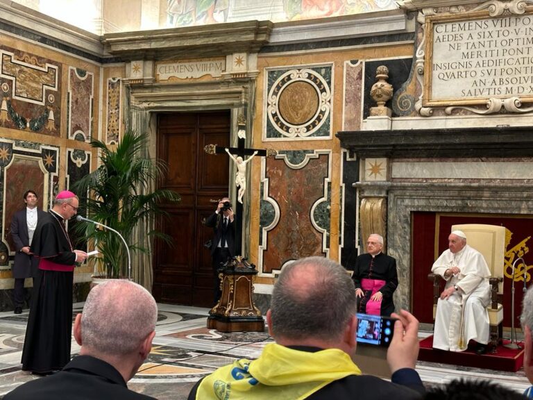 Il vescovo Marco a papa Francesco: “I giorni in cui è stato con noi l’abbiamo sentita parte della nostra famiglia”