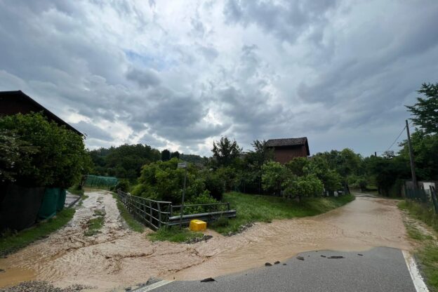 Continua il maltempo sull’Astigiano: strade allagate in diverse zone della provincia