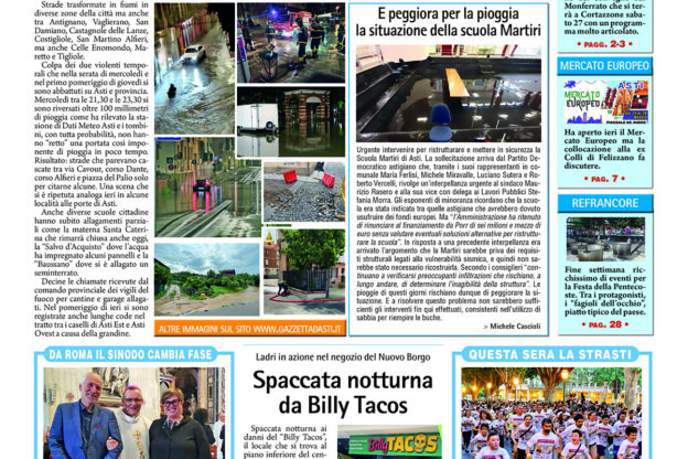 Prima pagina – 26 maggio 2023