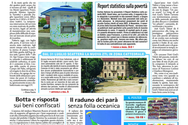 Prima pagina – 30 giugno 2023