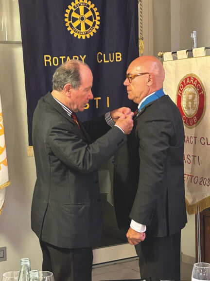 Maurizio Mela nuovo presidente del Rotary Club di Asti