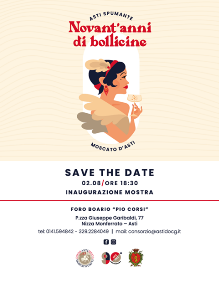 A Nizza Monferrato la mostra Novant’anni di bollicine